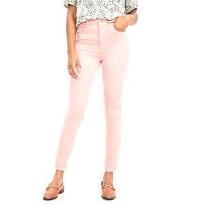 NWT Ann Taylor LOFT The Skinny Regular Baby Pink Jeans 26/2